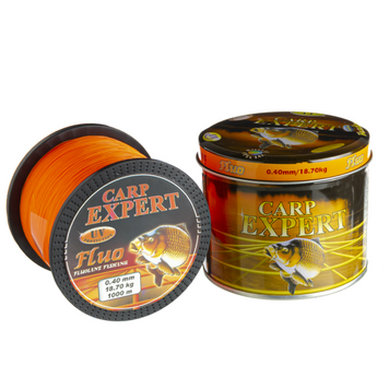 Жилка Carp Expert Uv Fluo Orange 0,25mm 1000m (оригінальний товар) 2630 фото